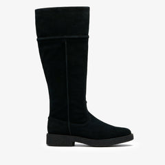 Nella Hi Black Suede