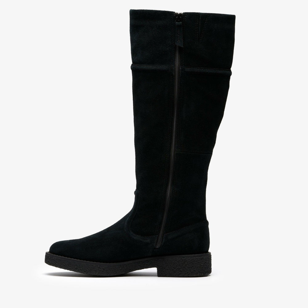 Nella Hi Black Suede