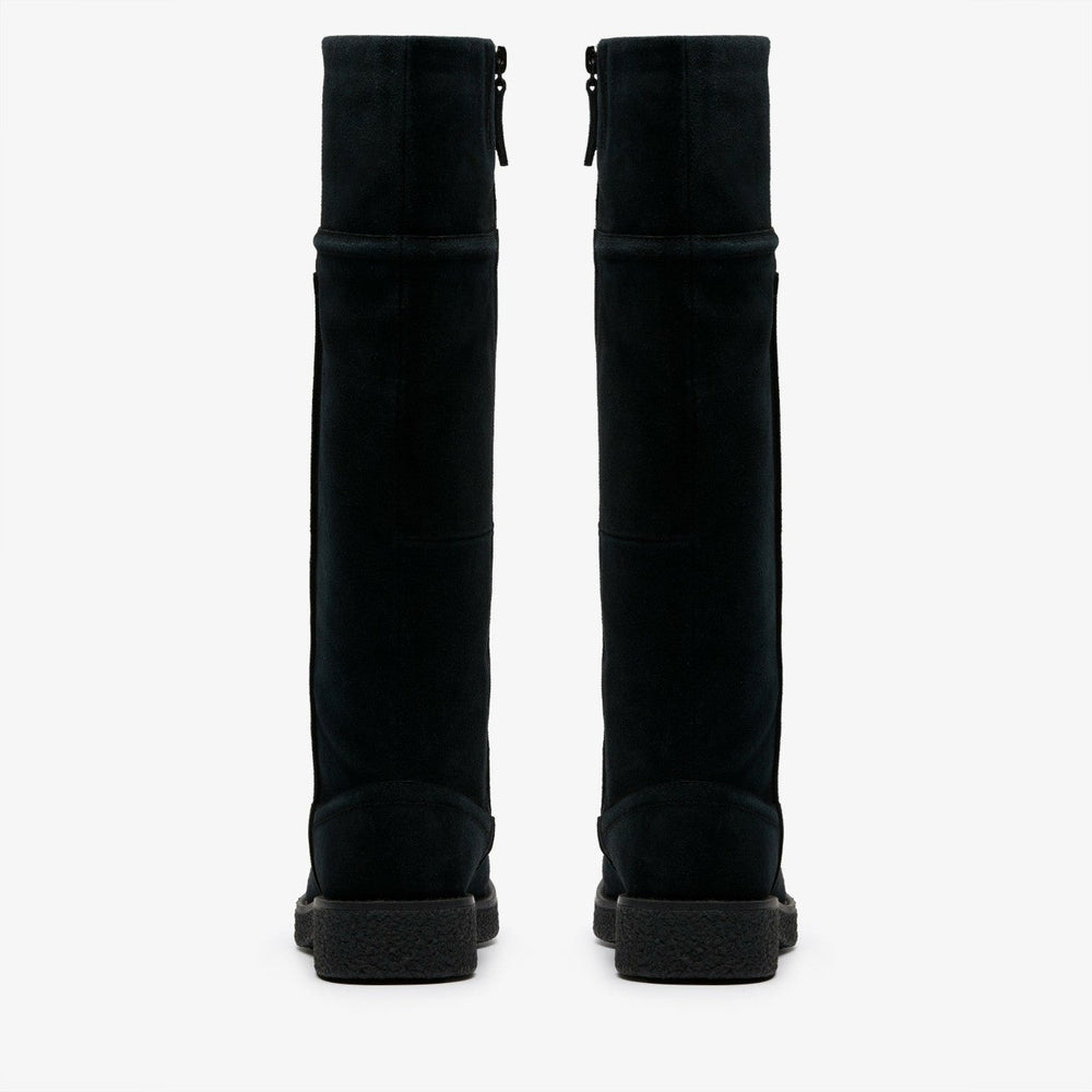 Nella Hi Black Suede