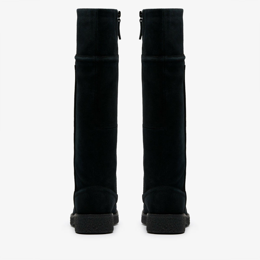 Nella Hi Black Suede