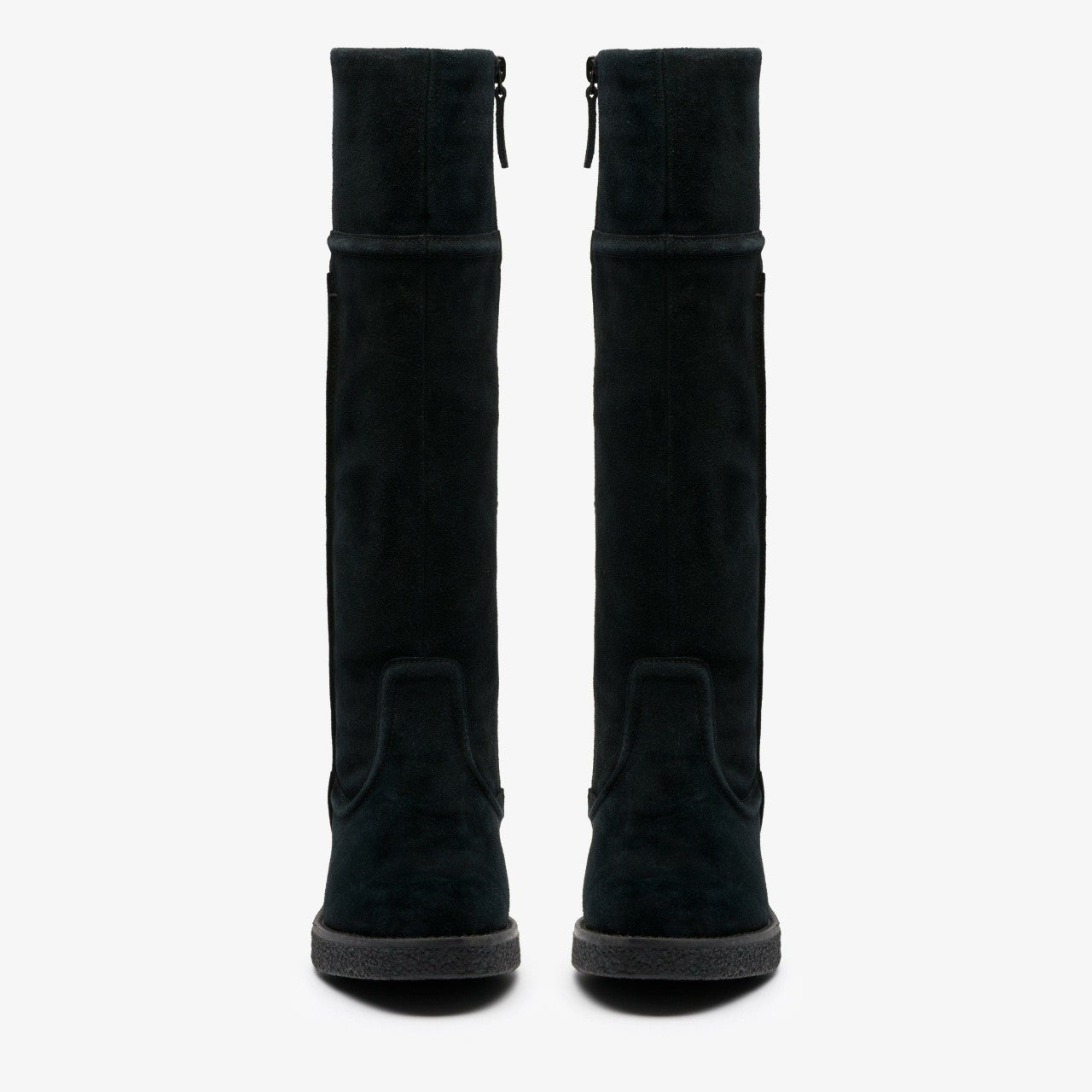 Nella Hi Black Suede