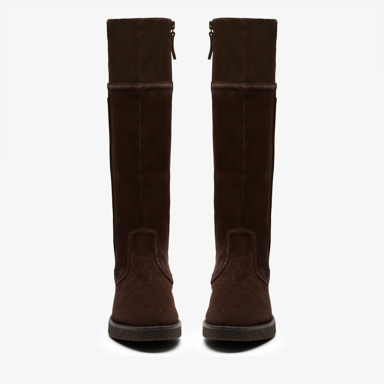 Nella Hi Dark Brown Suede