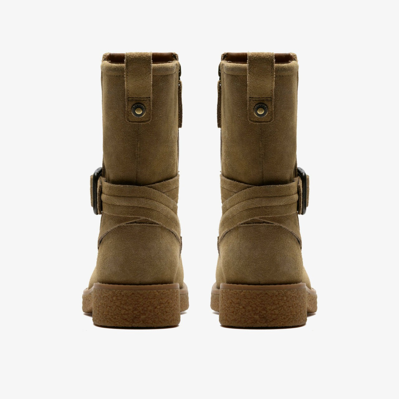 Nella Mid Dark Sand Suede