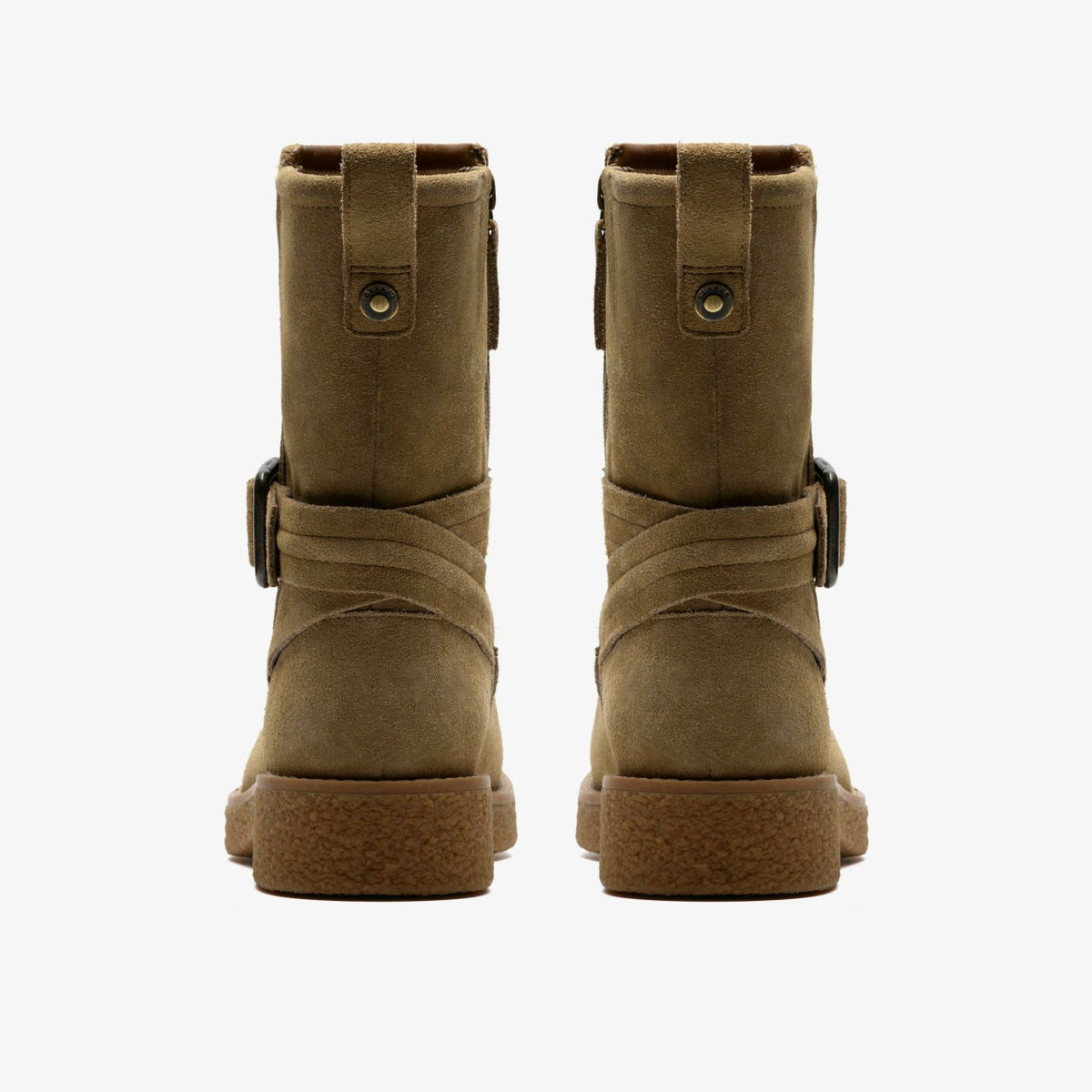 Nella Mid Dark Sand Suede