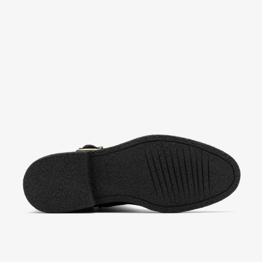 Nella Mid Black Suede