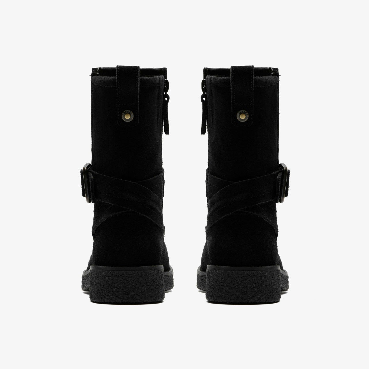 Nella Mid Black Suede