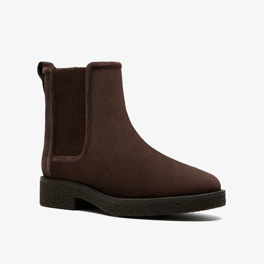 Nella Top Dark Brown Suede