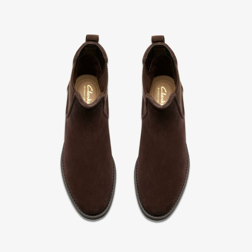 Nella Top Dark Brown Suede