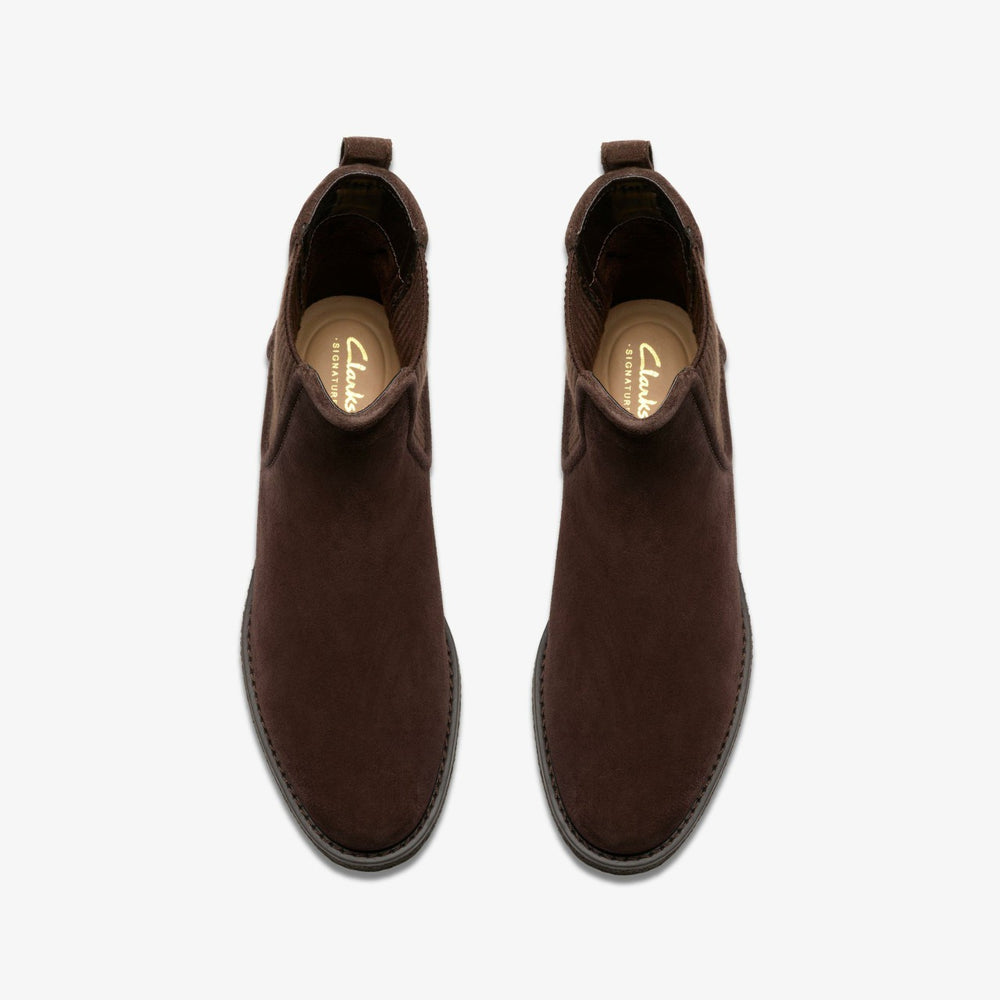 Nella Top Dark Brown Suede