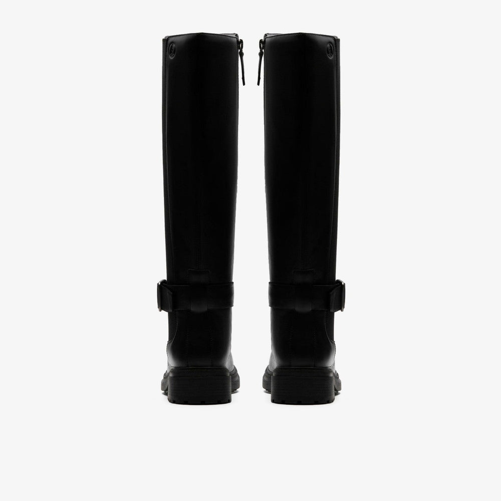 Orinoco 3 Tall Black Leather