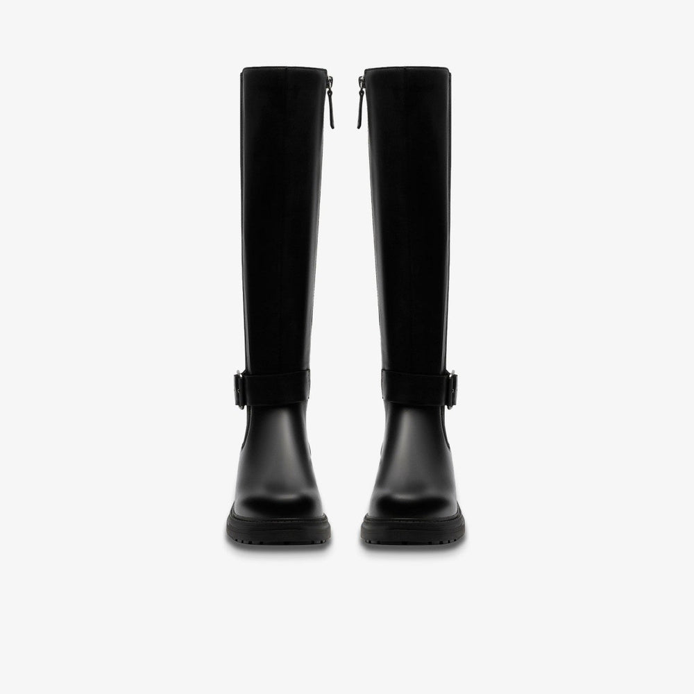 Orinoco 3 Tall Black Leather