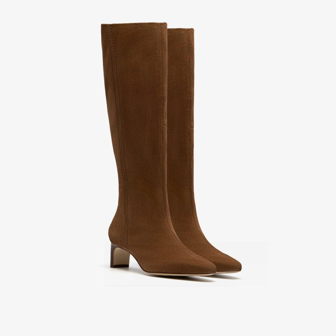 Edina Tall Walnut Suede