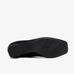 Fernie Zip Black Suede