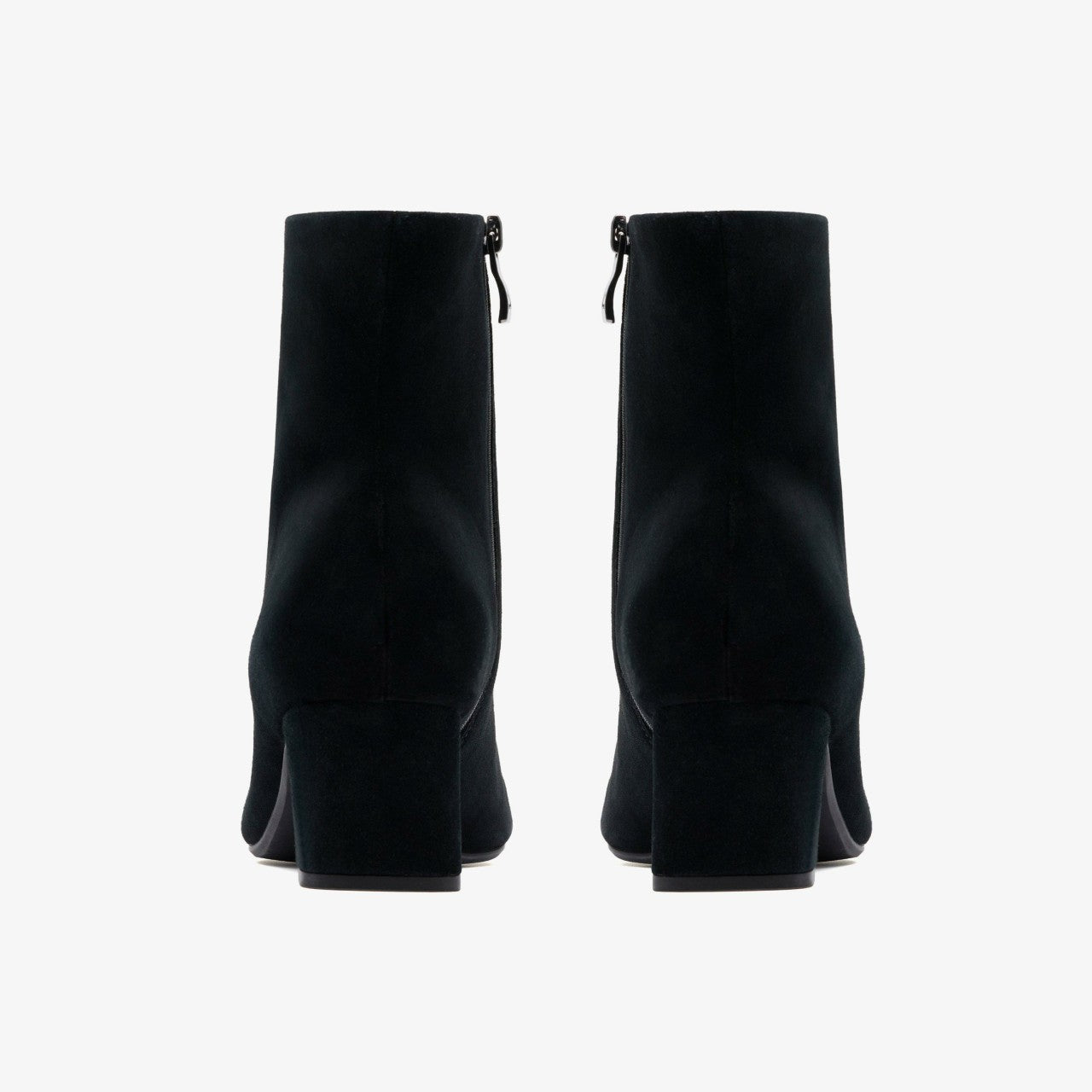 Fernie Zip Black Suede