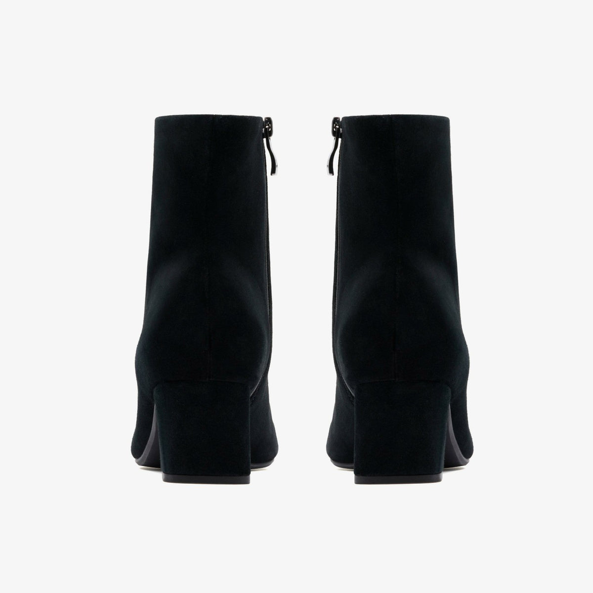 Fernie Zip Black Suede