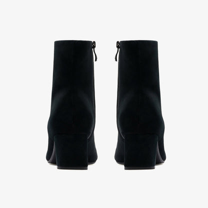 Fernie Zip Black Suede
