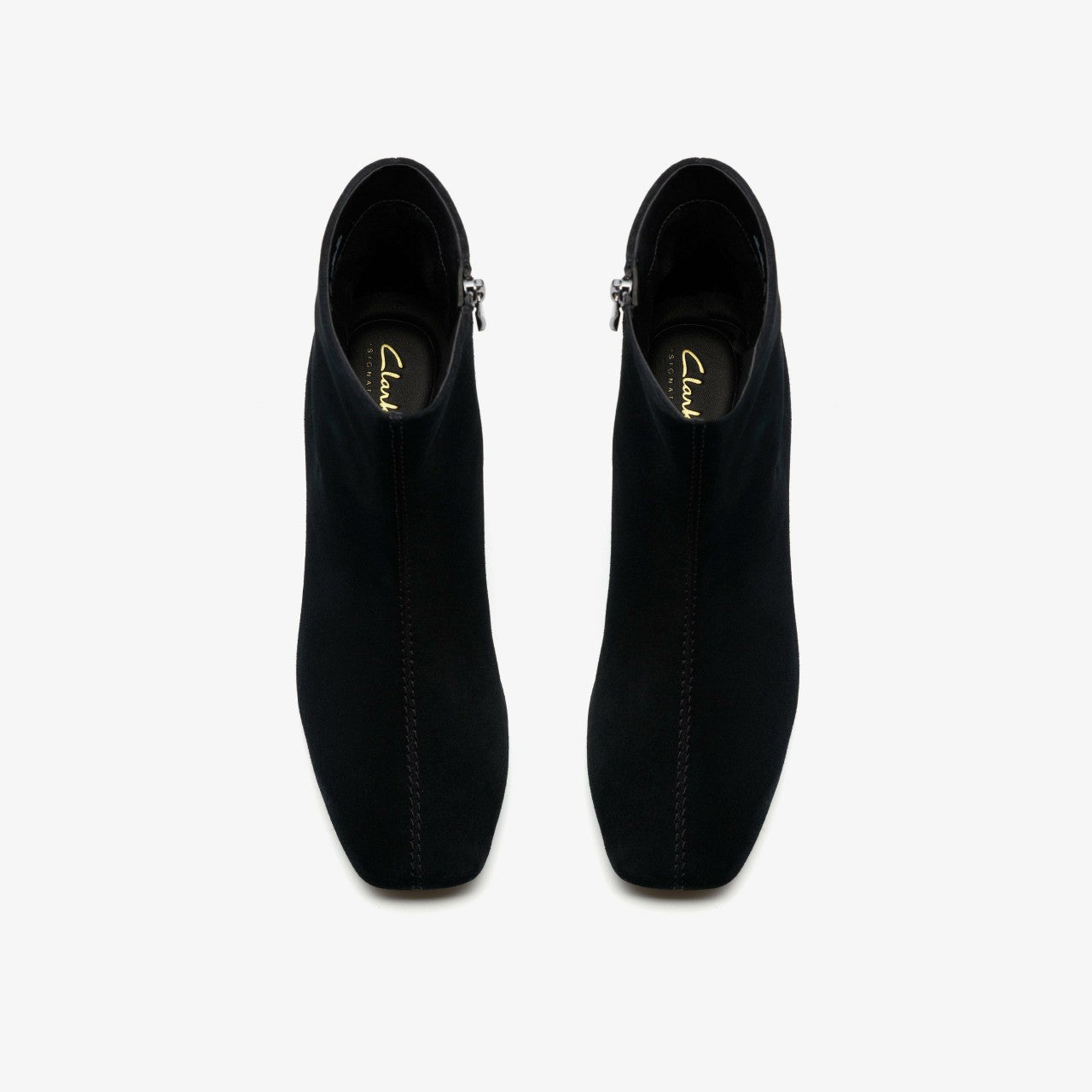 Fernie Zip Black Suede