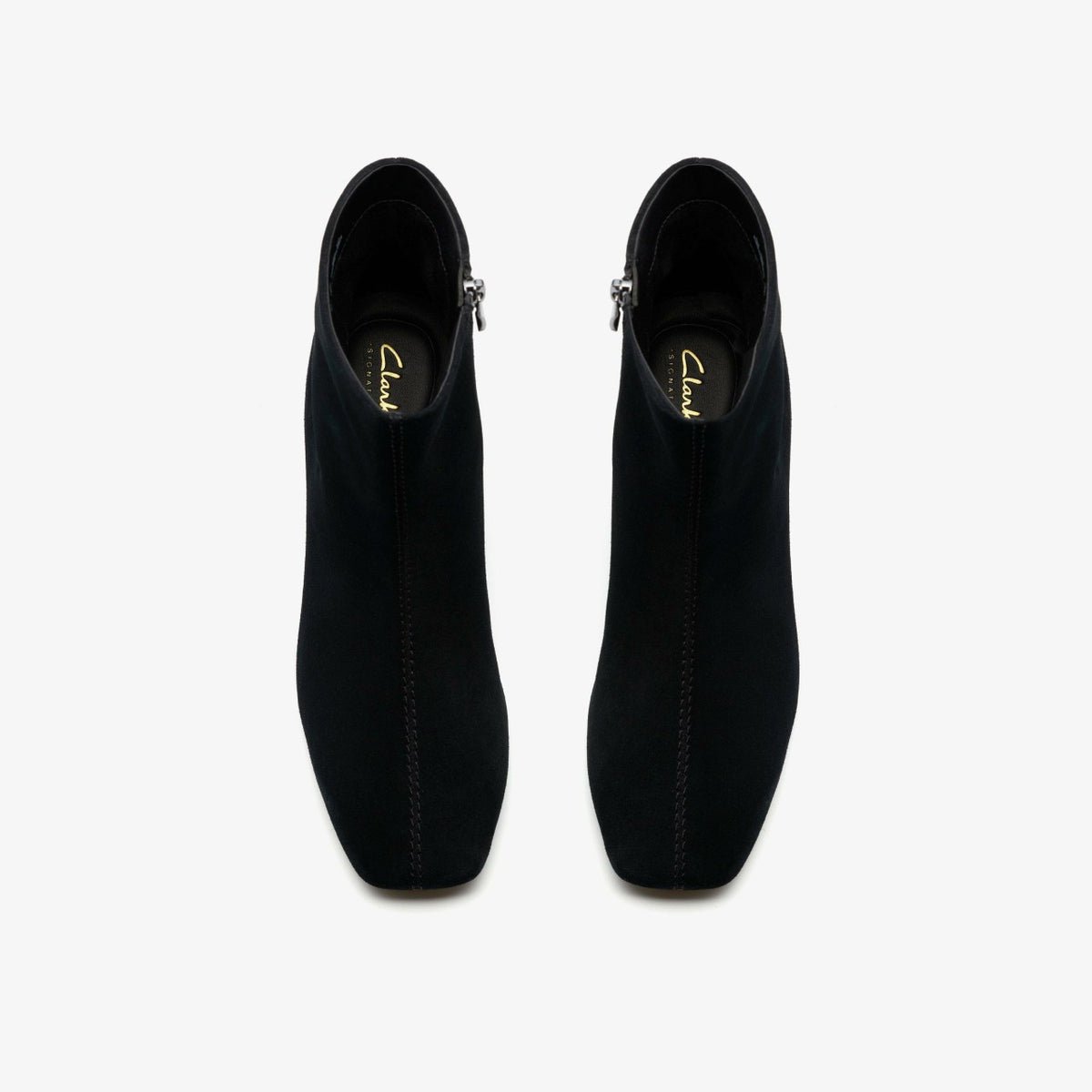 Fernie Zip Black Suede