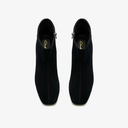 Fernie Zip Black Suede