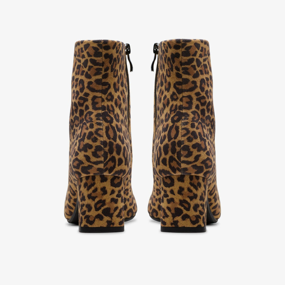 Fernie Zip Leopard Suede