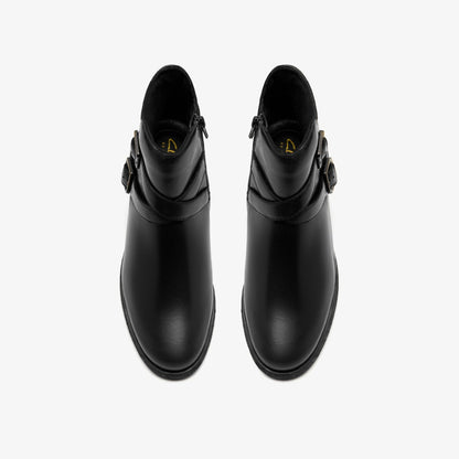 Havisham Bay Black Leather