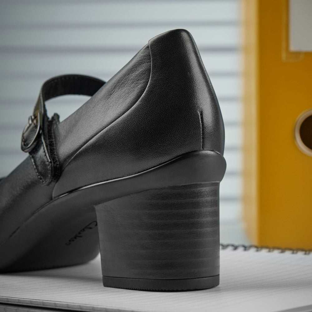 Shaya Jane Black Leather