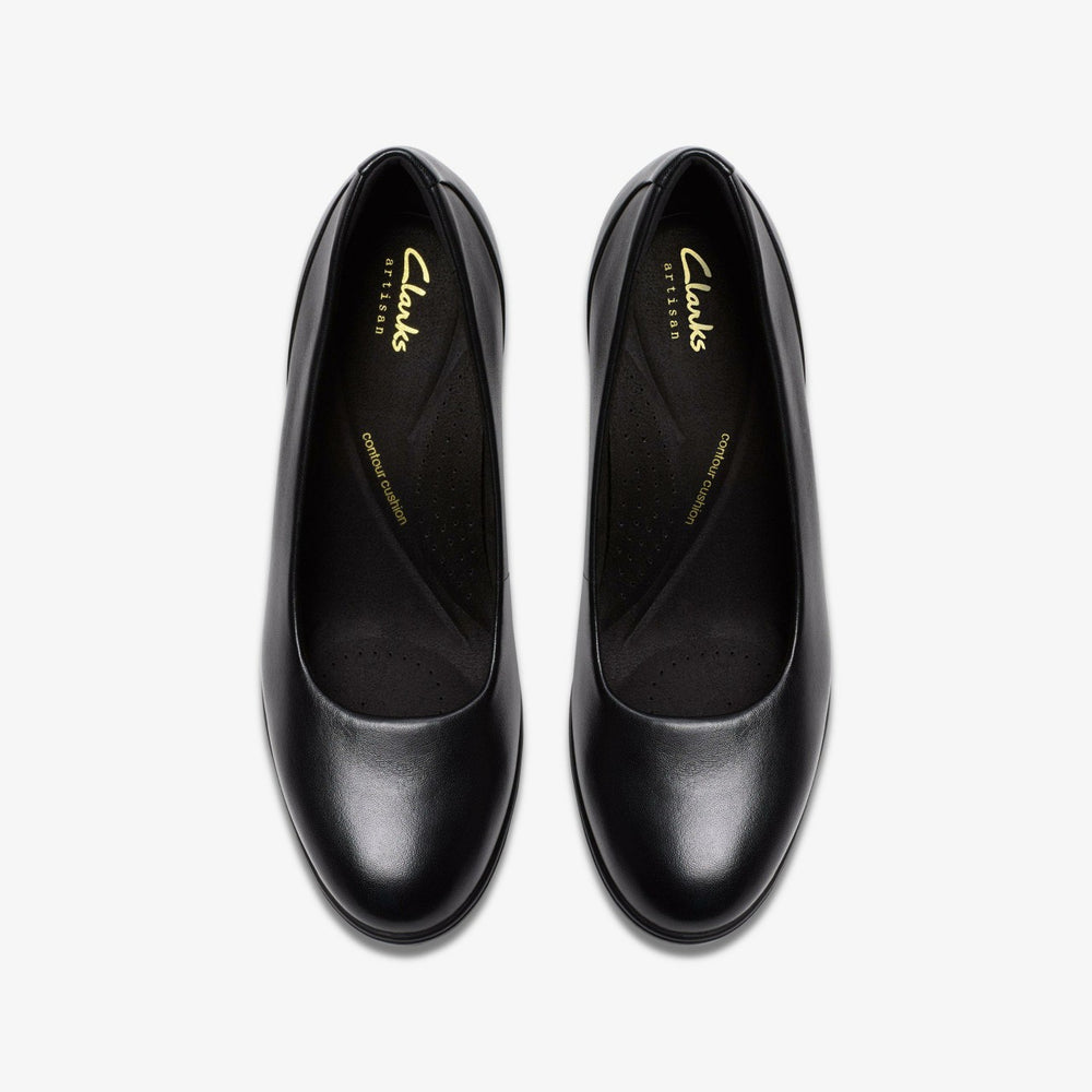 Shaya Poppy Black Leather