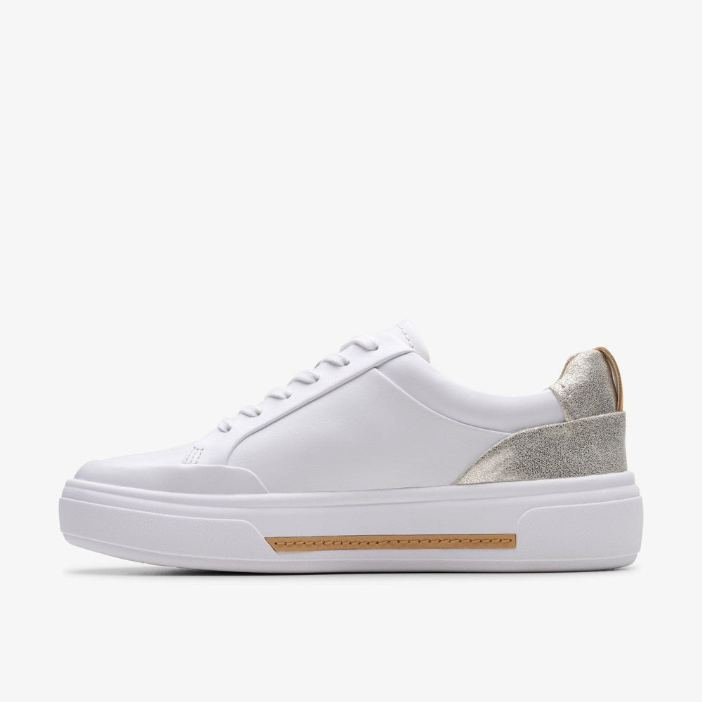 Hollyhock Zip Silver Combination Leather