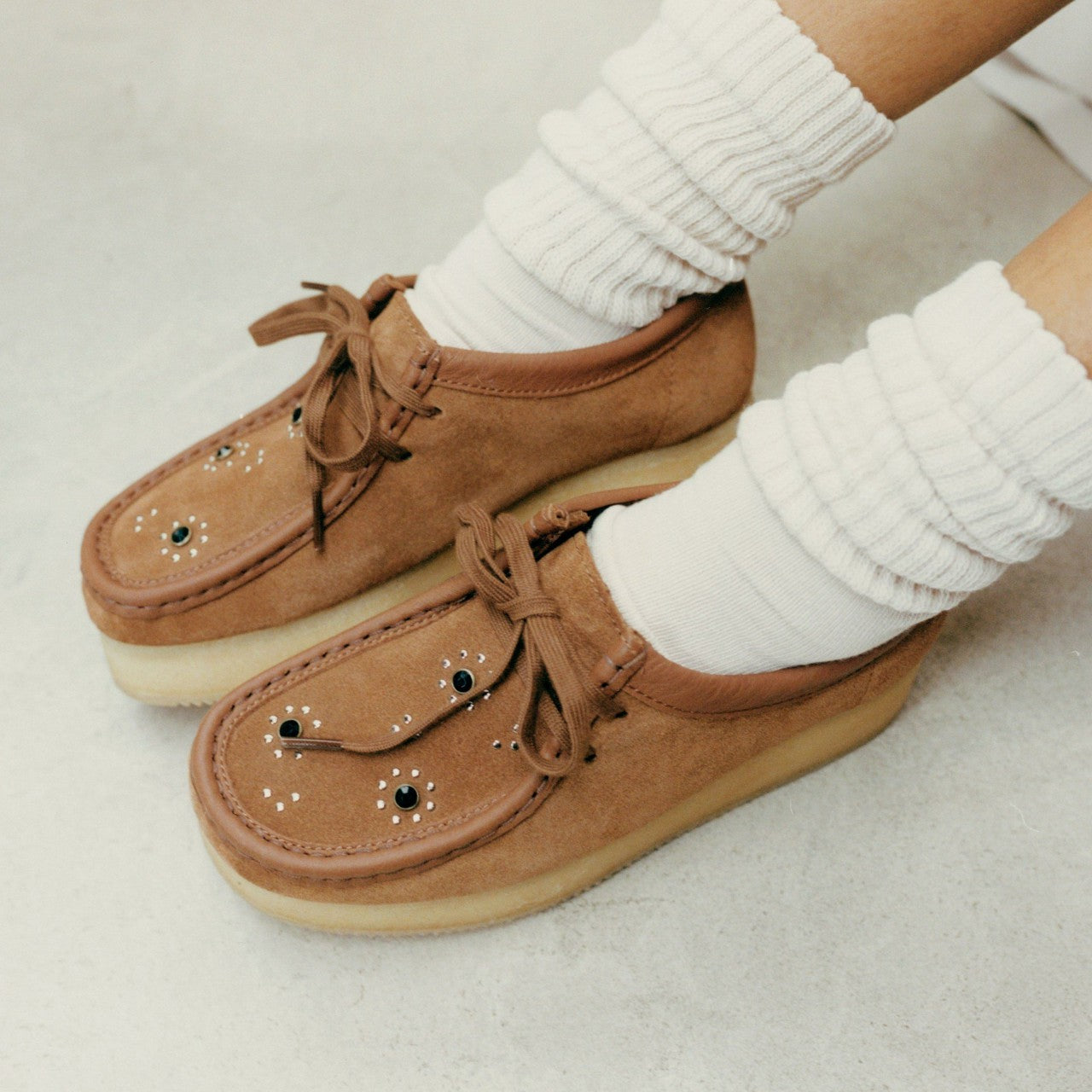 Wallacraft Bee Brown/Orange Suede