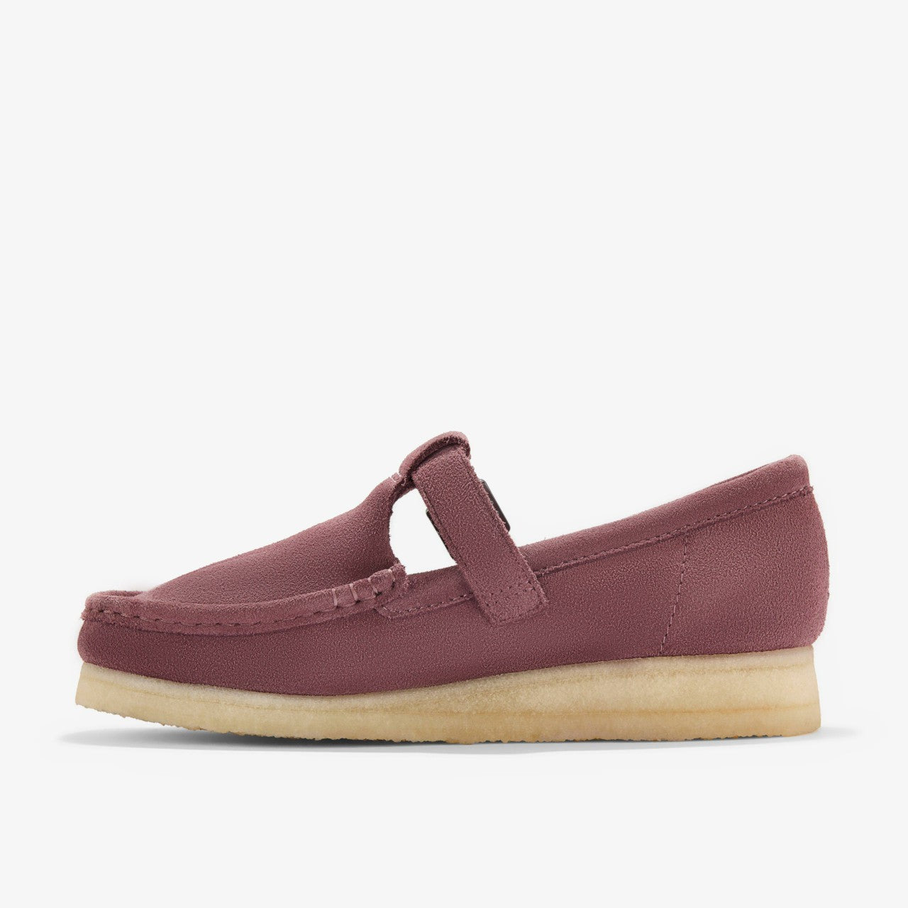 Wallabee T Bar Rose Brown Suede