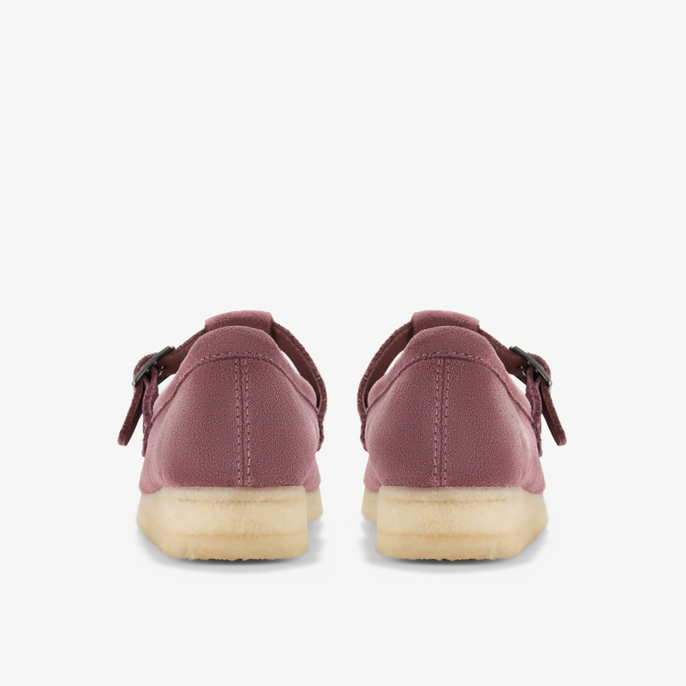 Wallabee T Bar Rose Brown Suede