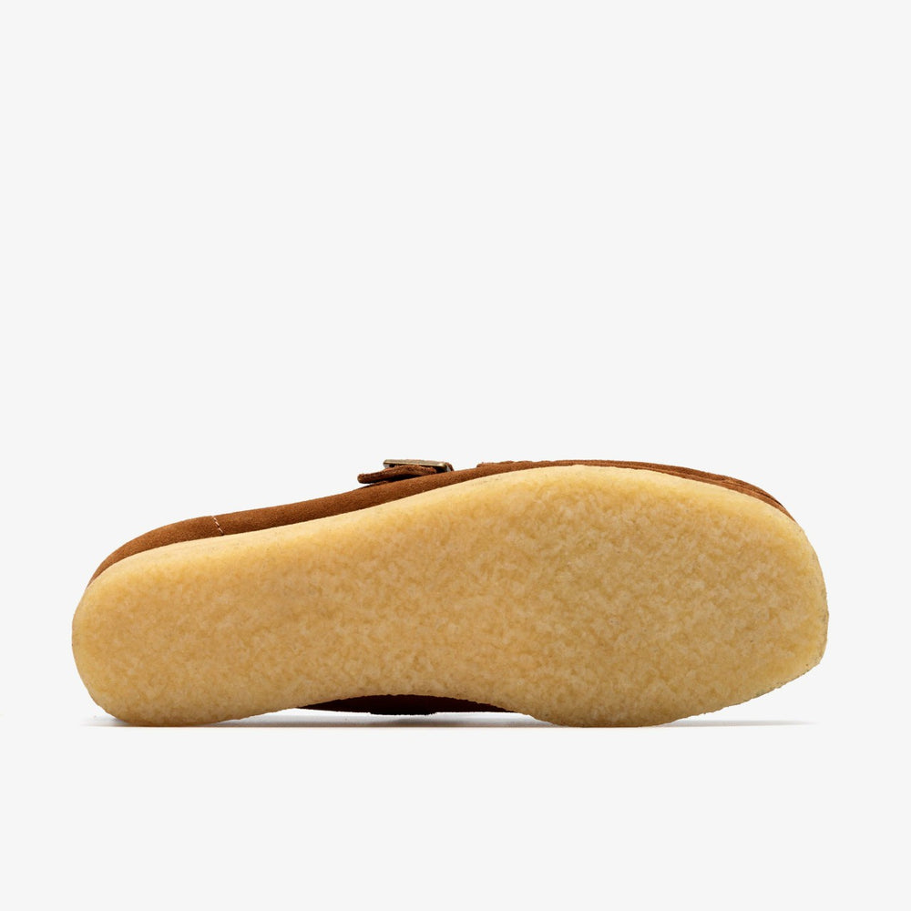 Wallabee T Bar Brown/Orange Suede