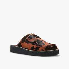 Desert Nomad Mule Brown Cow Print