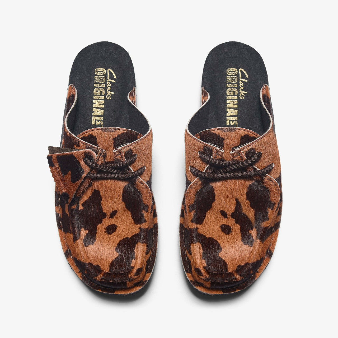 Desert Nomad Mule Brown Cow Print