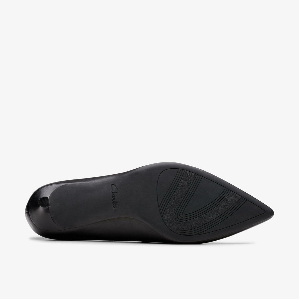 Zarey Court Black Leather