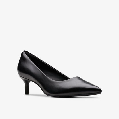 Zarey Court Black Leather