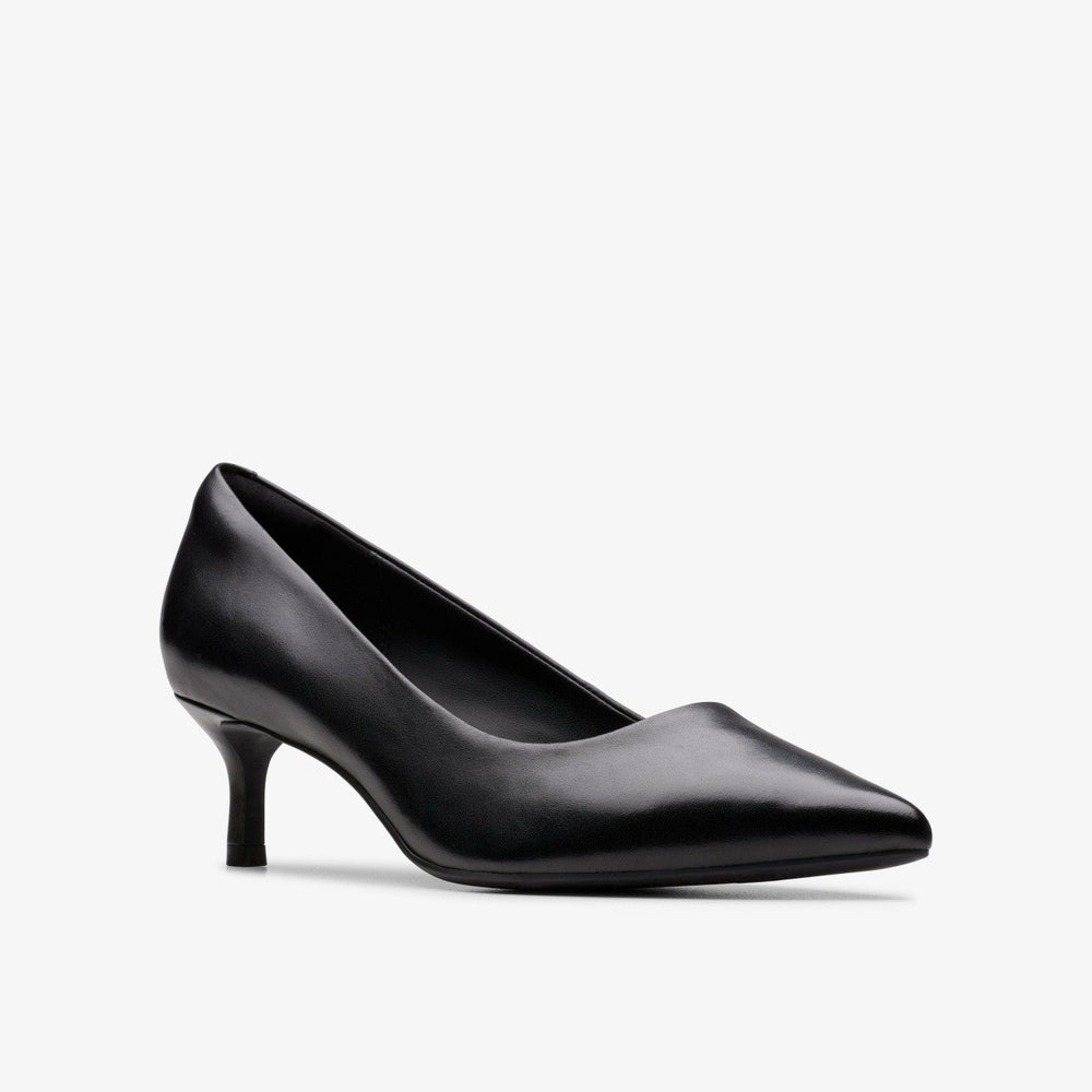 Zarey Court Black Leather