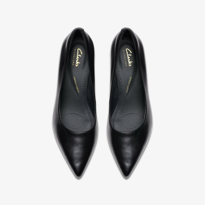 Zarey Court Black Leather