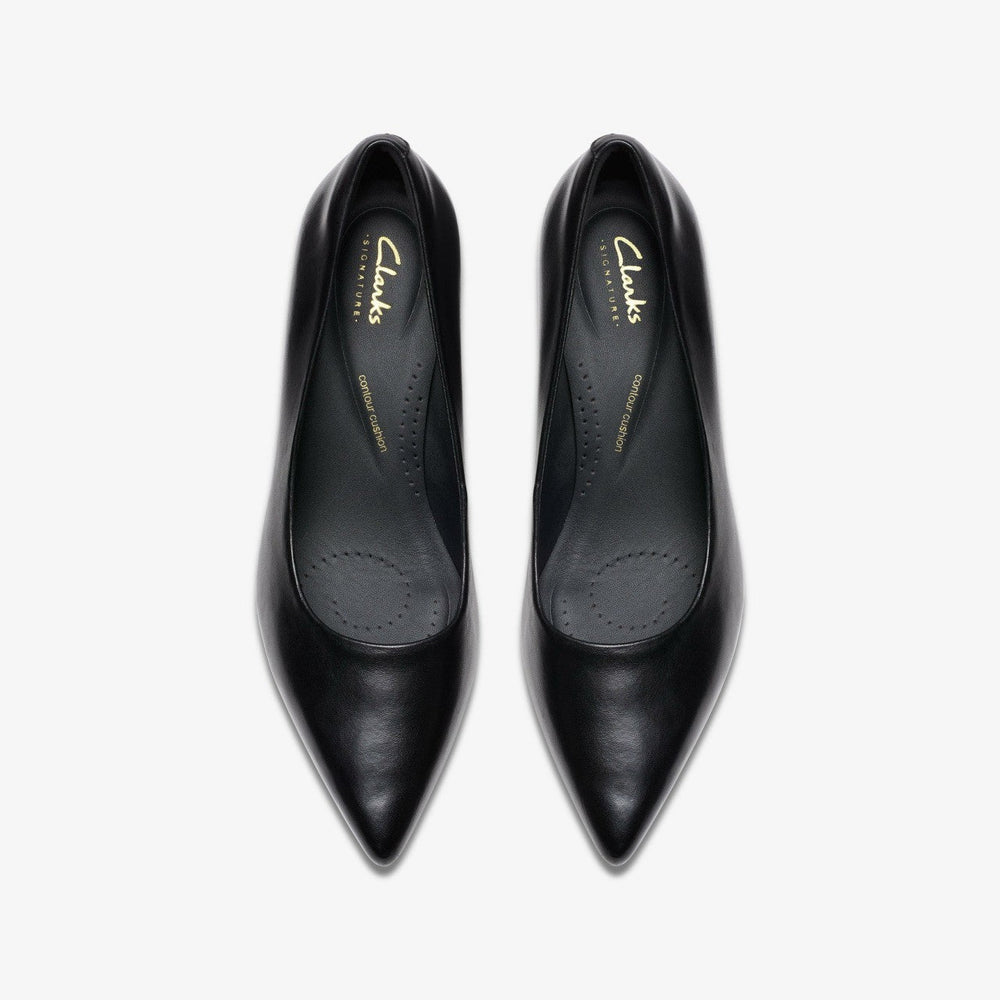 Zarey Court Black Leather