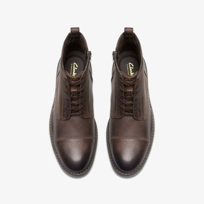 Aldwin Cap Brown Leather