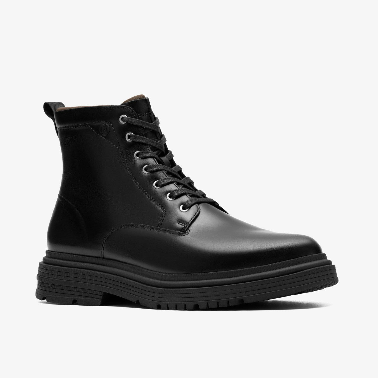 Badbury Hi Waterproof Black Warmlined Leather