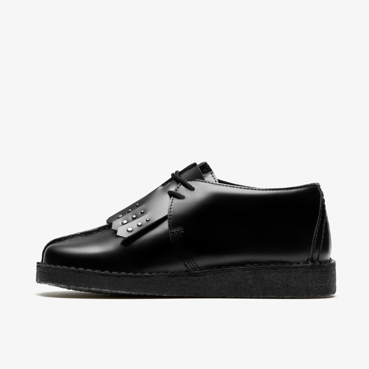 Desert Trek Black Hi Shine Leather
