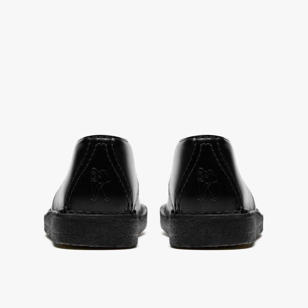 Desert Trek Black Hi Shine Leather