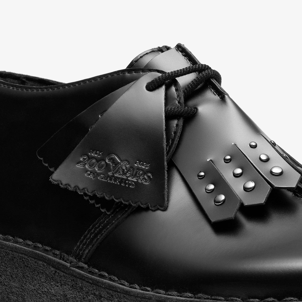 Desert Trek Black Hi Shine Leather