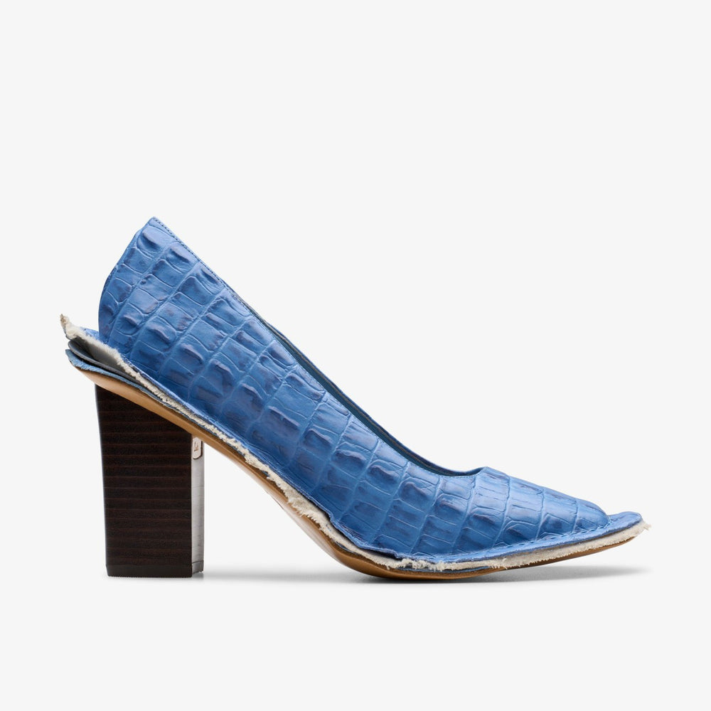 Martine Rose Heel Womens Blue Leather