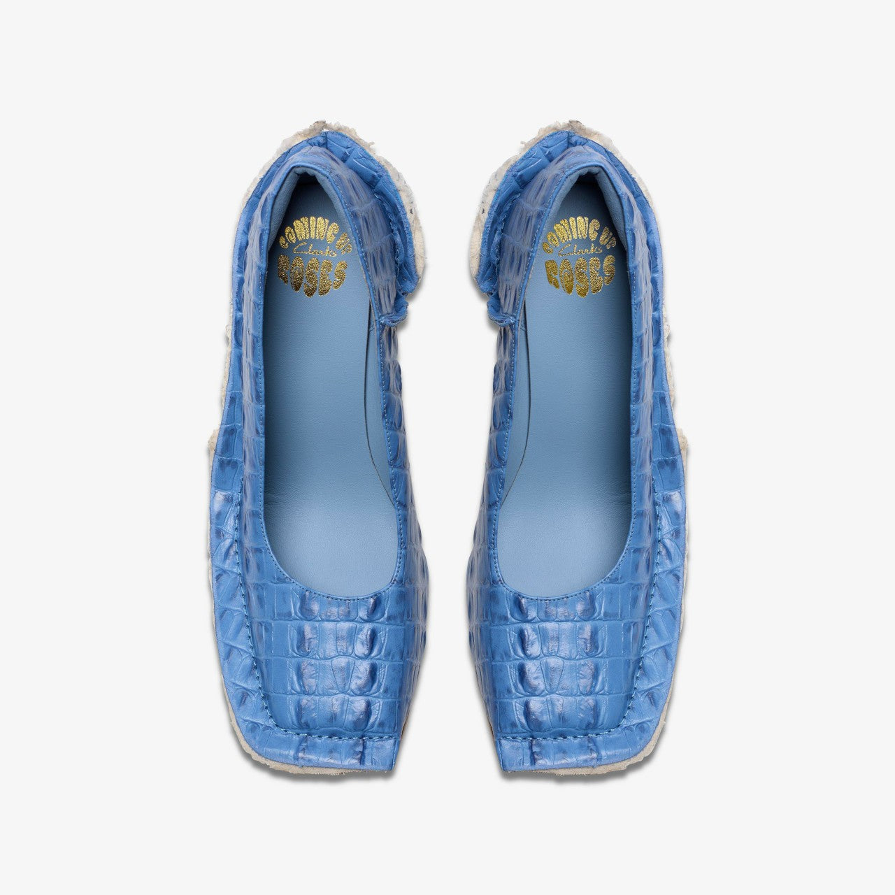 Martine Rose Heel Womens Blue Leather