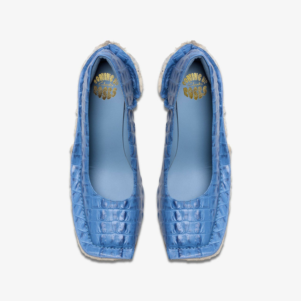 Martine Rose Heel Womens Blue Leather