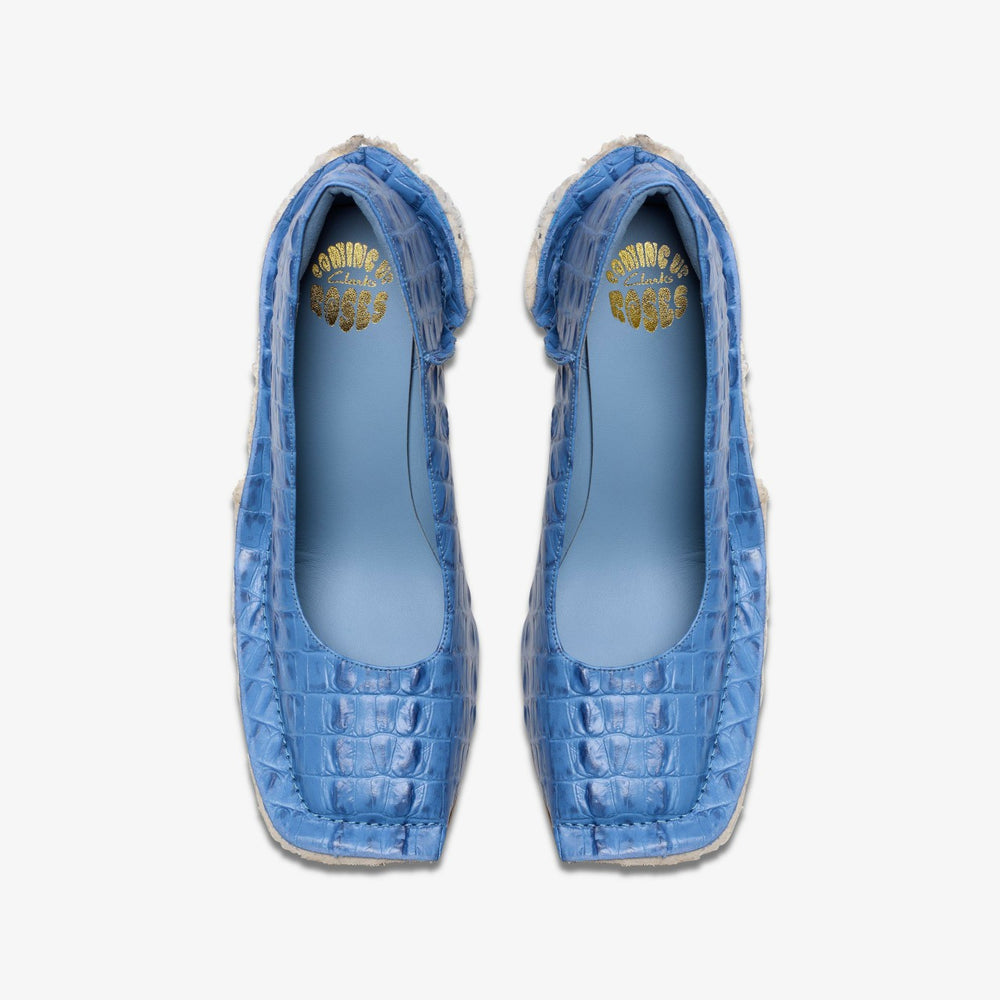 Martine Rose Heel Womens Blue Leather