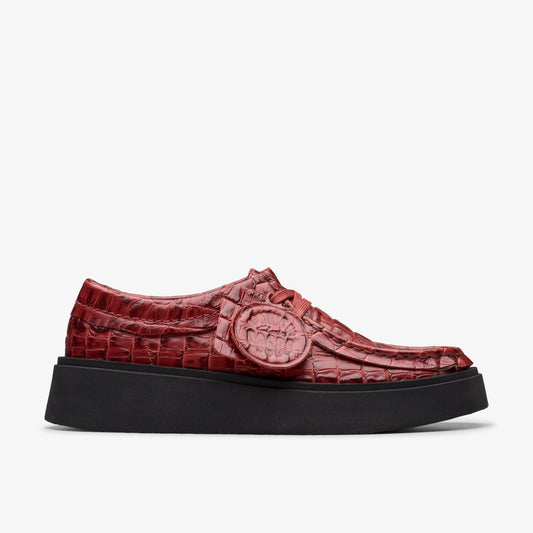 Martine Rose Torview Womens Burgundy Leather