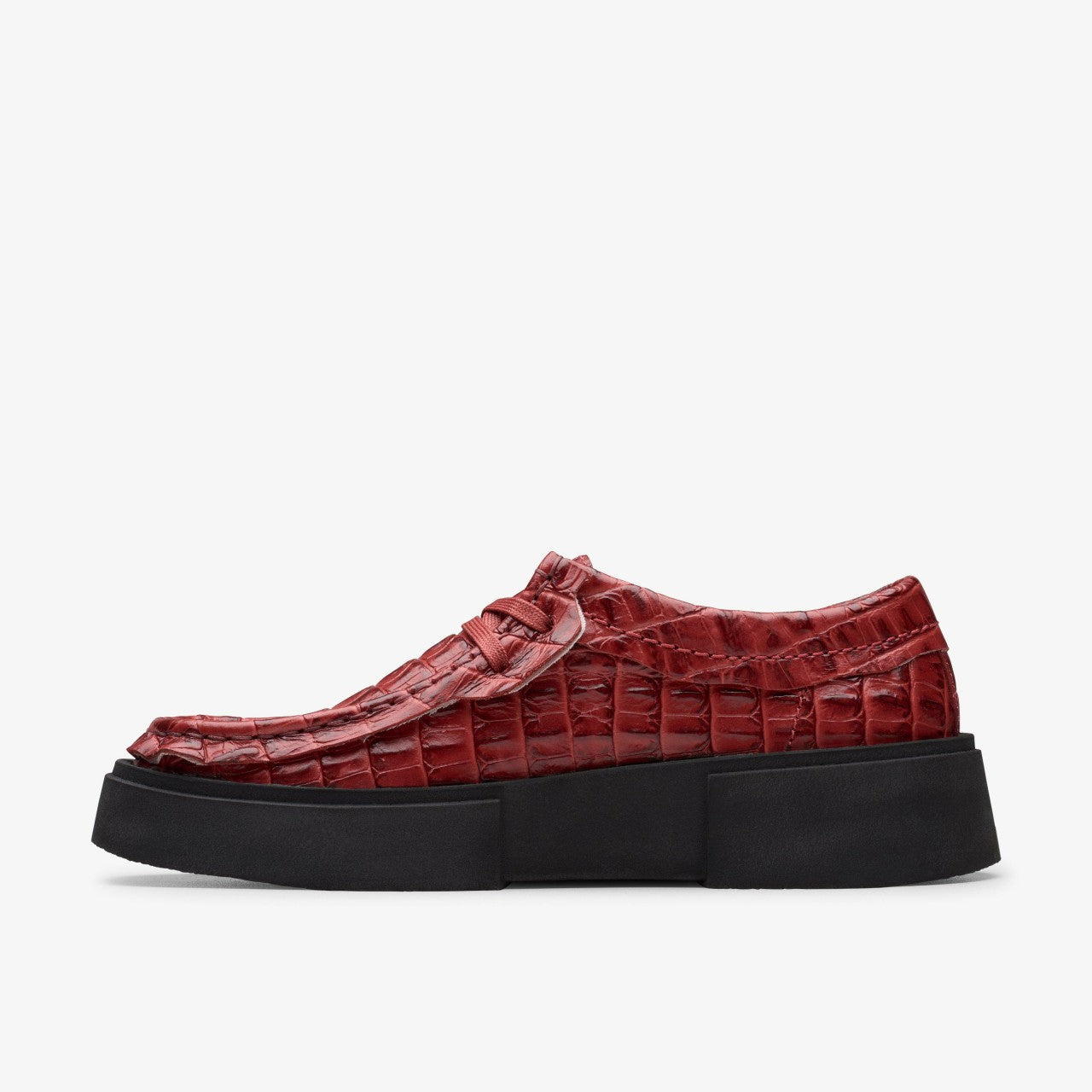 Martine Rose Torview Womens Burgundy Leather